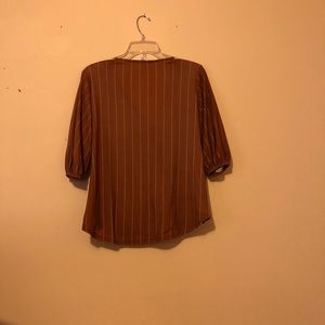 Brick orange blouse